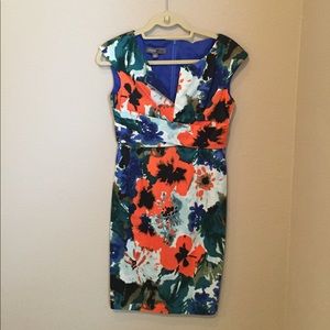 Multi-color floral dress from Donna Ricco